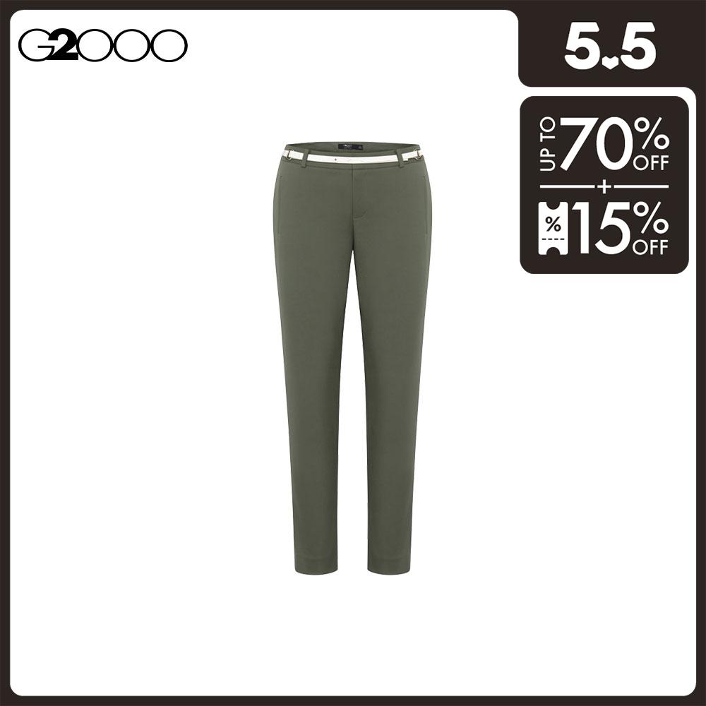 G2000 Women Anti-UV Ankle Skinny Pants w/ Belt