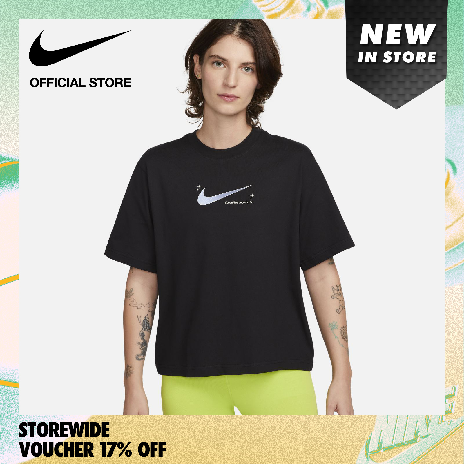 Nike Women's Sporstwear Boxy T-Shirt - Black
