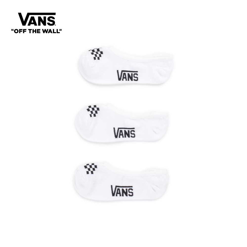 Vans Classic Canoodle Socks (Size 6.5-10, 3 Pack) Women WHITE VN0A48HDYB21